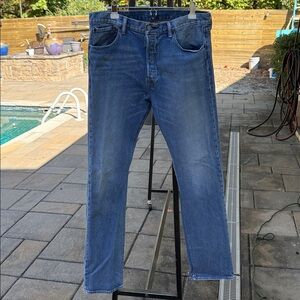 Levi's Classic 5 button fly Blue 501 Jeans, size 38 X 36